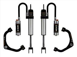 ICON Vehicle Dynamics V.S. 2.5 Series CDCV Front Shock System with Tubular Upper Control Arms for 0 to 2-Inch Lift (20-25 Silverado 3500 HD)
