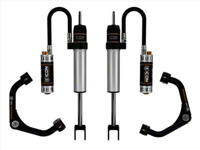 ICON Vehicle Dynamics V.S. 2.5 Series CDCV Front Shock System with Tubular Upper Control Arms for 0 to 2-Inch Lift (20-25 Silverado 3500 HD)