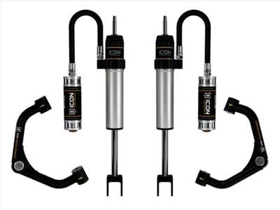 ICON Vehicle Dynamics V.S. 2.5 Series Remote Reservoir Front Shock System with Tubular Upper Control Arms for 0 to 2-Inch Lift (20-24 Silverado 3500 HD)