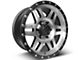 ICON Alloys Six Speed Satin Black Machined 6-Lug Wheel; 17x8.5; 0mm Offset (14-18 Sierra 1500)