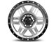 ICON Alloys Six Speed Satin Black Machined 6-Lug Wheel; 17x8.5; 0mm Offset (14-18 Silverado 1500)