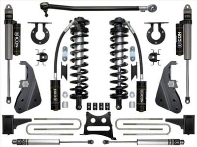ICON Vehicle Dynamics 4 to 5.50-Inch Coil-Over Conversion System; Stage 3 (17-22 4WD 6.7L Powerstroke F-250 Super Duty)