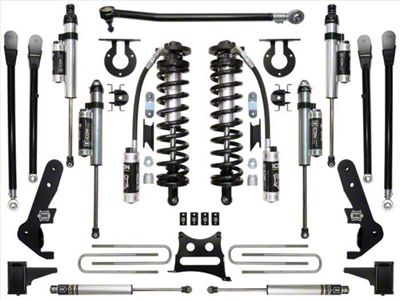ICON Vehicle Dynamics 4 to 5.50-Inch Coil-Over Conversion System; Stage 6 (17-22 4WD 6.7L Powerstroke F-250 Super Duty)