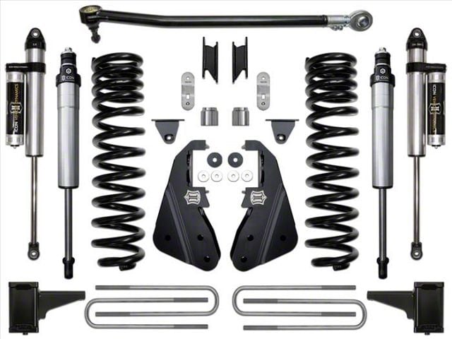 ICON Vehicle Dynamics 4.50-Inch Suspension Lift System; Stage 2 (17-19 4WD 6.7L Powerstroke F-250 Super Duty)