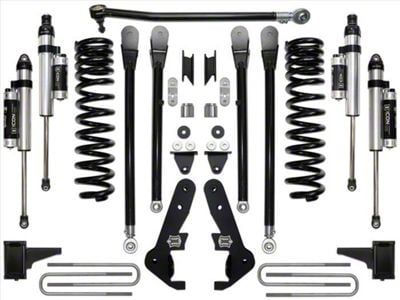 ICON Vehicle Dynamics 4.50-Inch Suspension Lift System; Stage 4 (17-19 4WD 6.7L Powerstroke F-250 Super Duty)