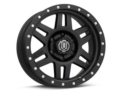 ICON Alloys Six Speed Satin Black 6-Lug Wheel; 17x8.5; 0mm Offset (21-25 Tahoe)