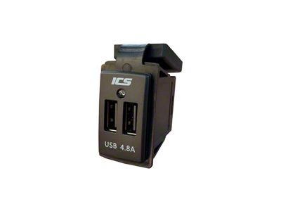 ICS FAB 12/24V Dual USB 4.8A Charger