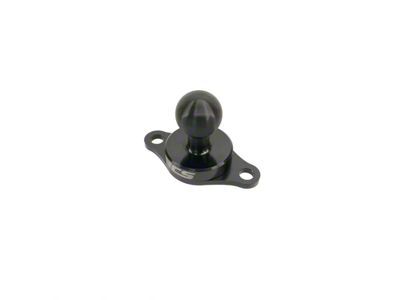 ICS FAB 2-Hole AMPS Ball Mount; Glossy Black Black (Universal; Some Adaptation May Be Required)