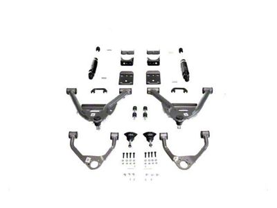 IHC Suspension Lowering Kit; 4-Inch Front / 6-Inch Rear (07-16 Sierra 1500 Regular Cab w/ Stock Cast Steel Control Arms)