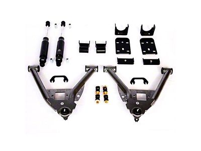 IHC Suspension Lowering Kit; 3-Inch Front / 5-Inch Rear (07-16 Silverado 1500 Regular Cab w/ Stock Cast Steel Control Arms)