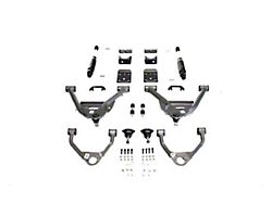 IHC Suspension Lowering Kit; 4-Inch Front / 6-Inch Rear (07-16 Silverado 1500 Regular Cab w/ Stock Cast Steel Control Arms)