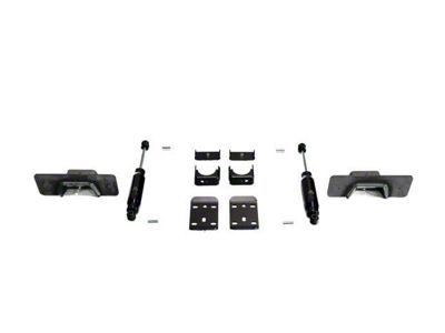 IHC Suspension Lowering Kit with Weld-On C-Notch; 7-Inch Rear (07-18 Silverado 1500 Extended/Double Cab, Crew Cab)