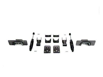 IHC Suspension Lowering Kit with Weld-On C-Notch; 7-Inch Rear (07-18 Silverado 1500 Regular Cab)