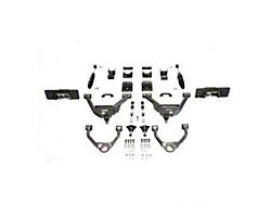 Lowering Kit with Weld-On C-Notch; 5-Inch Front / 7-Inch Rear (14-18 Silverado 1500 Regular Cab w/ Stock Cast Aluminum or Stamped Steel Control Arms)