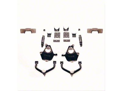 IHC Suspension Lowering Kit with Weld-On C-Notch; 3-Inch Front / 5-Inch Rear (99-06 4WD Silverado 1500)