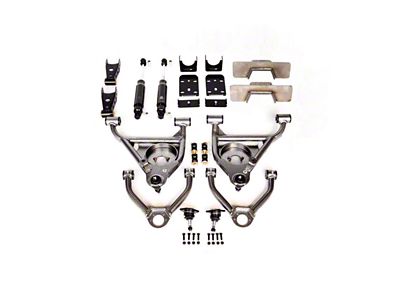 IHC Suspension Lowering Kit with Weld-On C-Notch; 5-Inch Front / 7-Inch Rear (99-06 2WD Silverado 1500)