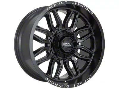 Impact Wheels 827 Matte Black 6-Lug Wheel; 20x10; -12mm Offset (07-13 Silverado 1500)