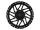 Impact Wheels 808 Gloss Black Milled 6-Lug Wheel; 20x10; -12mm Offset (07-14 Tahoe)