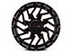 Impact Wheels 809 Gloss Black and Red Milled 6-Lug Wheel; 20x10; -12mm Offset (07-14 Tahoe)
