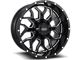 Impact Wheels 813 Gloss Black Milled 6-Lug Wheel; 20x12; -44mm Offset (07-14 Tahoe)