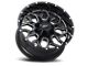 Impact Wheels 813 Gloss Black Milled 6-Lug Wheel; 20x12; -44mm Offset (07-14 Tahoe)