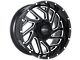 Impact Wheels 823 Gloss Black Milled 6-Lug Wheel; 20x10; -12mm Offset (07-14 Tahoe)