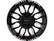Impact Wheels 827 Gloss Black Milled 6-Lug Wheel; 20x10; -12mm Offset (07-14 Tahoe)