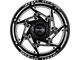 Impact Wheels 830 Gloss Black Milled 6-Lug Wheel; 22x12; -44mm Offset (07-14 Tahoe)