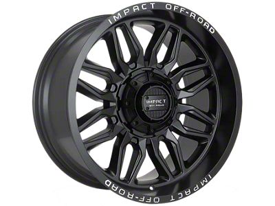 Impact Wheels 827 Matte Black 6-Lug Wheel; 20x10; -12mm Offset (09-14 F-150)