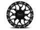 Impact Wheels 813 Gloss Black Milled 6-Lug Wheel; 20x12; -44mm Offset (14-18 Sierra 1500)