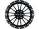 Impact Wheels 833 Gloss Black Milled 6-Lug Wheel; 20x10; -12mm Offset (14-18 Sierra 1500)