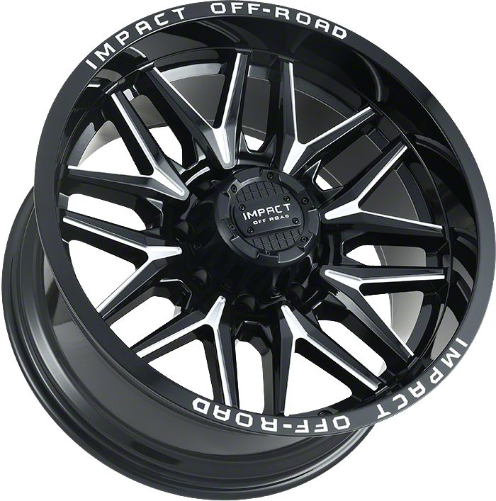 Impact Wheels F-250 Super Duty 819 Gloss Black Milled 8-Lug Wheel