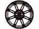 Impact Wheels 805 Gloss Black and Red Milled 6-Lug Wheel; 20x10; -12mm Offset (99-06 Sierra 1500)