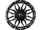 Impact Wheels 819 Gloss Black Milled 6-Lug Wheel; 18x9; 0mm Offset (99-06 Silverado 1500)