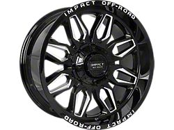 Impact Wheels 827 Gloss Black Milled 6-Lug Wheel; 20x10; -12mm Offset (23-26 Colorado)