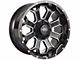 Impact Wheels 818 Gloss Black Milled 6-Lug Wheel; 20x10; -12mm Offset (19-24 RAM 1500)