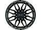 Impact Wheels 819 Gloss Black Milled 5-Lug Wheel; 17x9; -12mm Offset (02-08 RAM 1500, Excluding Mega Cab)