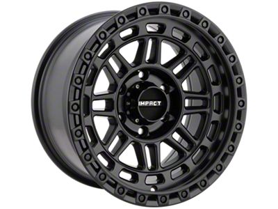 Impact Wheels 8806 Satin Black 6-Lug Wheel; 17x9; 0mm Offset (24-25 Ranger)