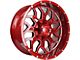 Impact Wheels 813 Red Milled 6-Lug Wheel; 20x10; -12mm Offset (19-24 Sierra 1500)