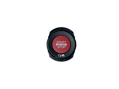 Infotainment OEM Red TRX Style Push-to-Start Button Upgrade (19-24 RAM 1500)