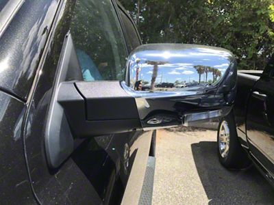Infotainment 6x9 Power Folding Mirrors; Chrome (16-17 RAM 1500)
