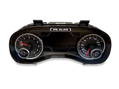 Infotainment Speedometer EVIC Instrument Panel Cluster; Blue (19-24 RAM 1500)