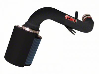 Injen Power Flow Cold Air Intake with Dry Filter; Wrinkle Black (05-11 4.7L Dakota)