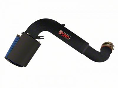 Injen Power Flow Cold Air Intake with Dry Filter; Wrinkle Black (00-04 4.7L Dakota)