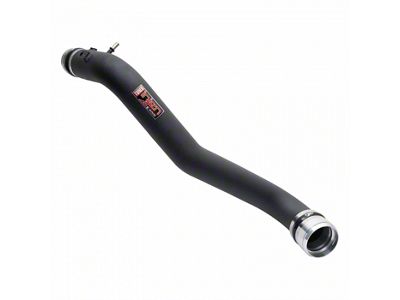 Injen SES Intercooler Pipe; Cold Side; Wrinkle Black (15-20 2.7L EcoBoost F-150)