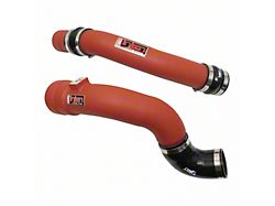 Injen SES Intercooler Pipes; Wrinkle Red (17-22 6.7L Powerstroke F-250 Super Duty)
