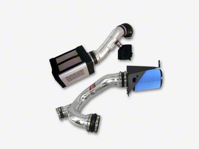 Injen Power-Flow Cold Air Intake; Wrinkle Black (14-18 5.3L Sierra 1500)