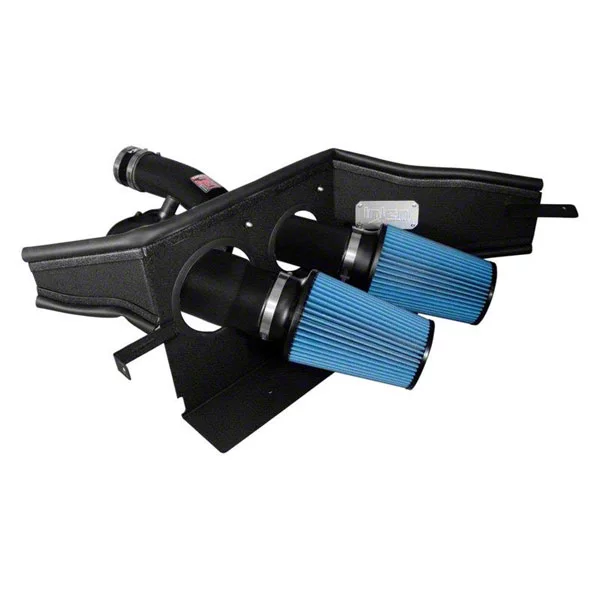 Injen Power-Flow Cold Air Intake; Wrinkle Black (15-20 3.5L EcoBoost F-150, Excluding Raptor)