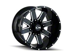 141 Gloss Black Milled 6-Lug Wheel; 18x9; 18mm Offset (23-26 Canyon)