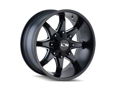 ION Wheels 181 Satin Black Milled 6-Lug Wheel; 20x9; 18mm Offset (24-26 Ranger)